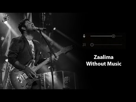 Zaalima Without Music Vocals Only Arijit Singh Harshdeep Kaur Raees Now Vocals