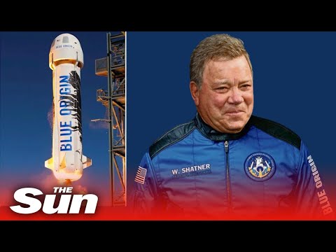 LIVE: Star Trek’s William Shatner blasts into space on Blue Origin rocket.