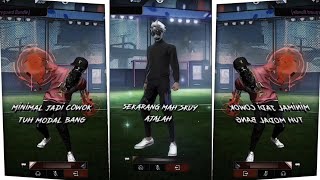 2 PRESET FF KATA KATA SINDIRAN SOUND SEREM CC GELAP VIRAL TIKTOK 😎☝️