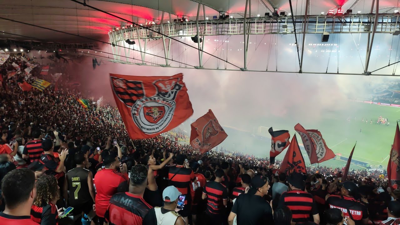 Torcida do Flamengo contra o Vasco - Carioca 2026