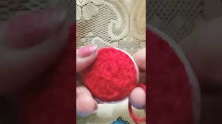 chrochet on lid.                          #crochet #work