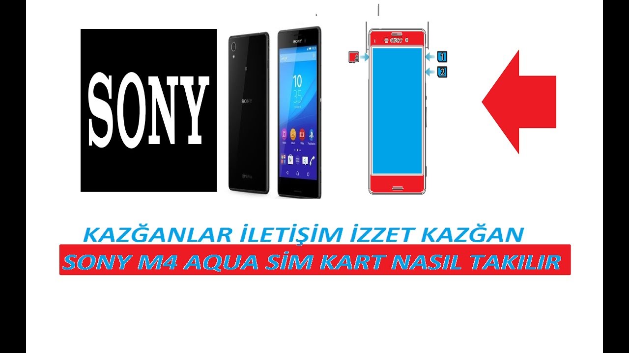 Sony Xperia M4 Aqua Sim Karte Einsetzen Sony xperia m4 aqua simkartı ve hafıza kartı nasıl takılır - YouTube