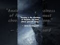 The terror of absolute freedom...