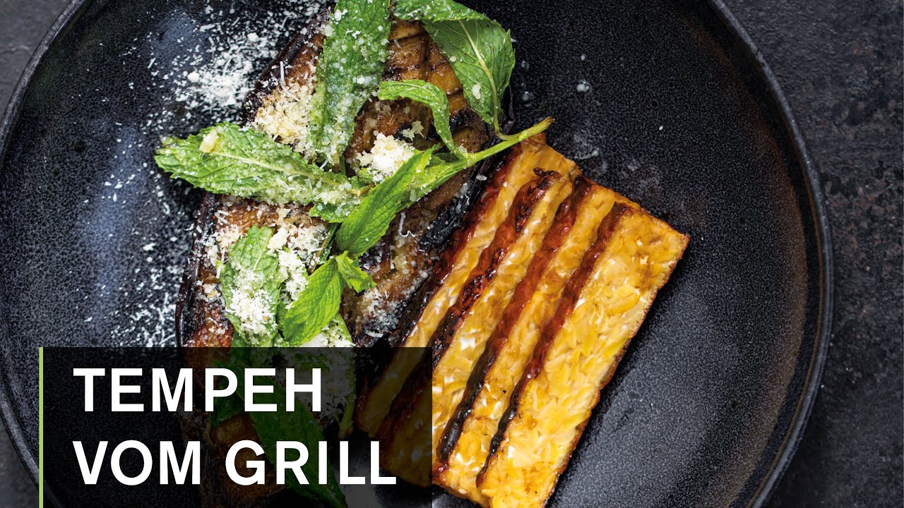 Marinierter Tempeh vom Grill