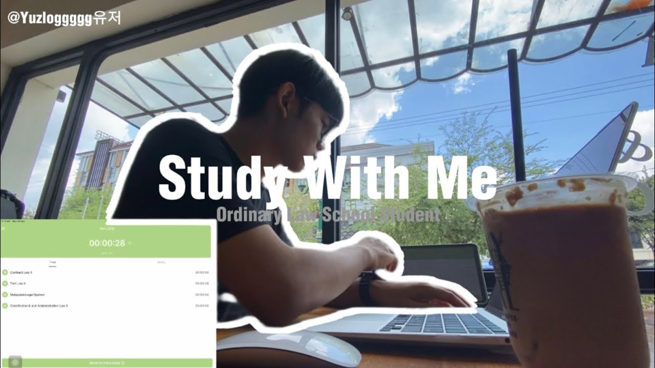 Study With Me | Law School Student | 30 Minutes Real Time Real Sound | Study ASMR