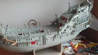 Модель корабля Месть Королевы Анны из к/ф Пираты Карибского моря