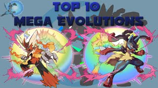 Top 10 Mega Evolutions