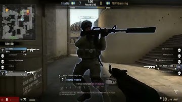 fnatic flusha vs NiP (Caseking of the Hill) (CT-Only)