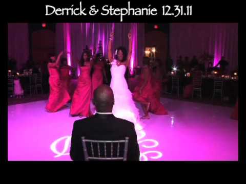 Bride Surprises Groom With "Love On Top" Dance At Wedding Reception!!