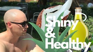 HOW TO GET A SHINY BALD HEAD  HAIR LOSS AND GOING BALD