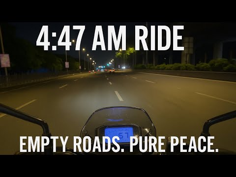 Morning Ride Ep.6 – 4:47 AM Vibes | Empty Roads & Fresh Air