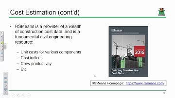 ENGR 453 Lecture 02:  Cost Estimation (2018.01.10)