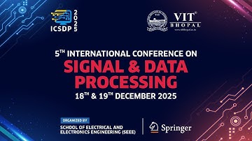 International Conference on Signal and Data Processing (ICSDP)