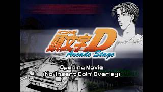 Initial D Arcade Stage (2002) Opening no 'Insert Coin' HUD [4K]