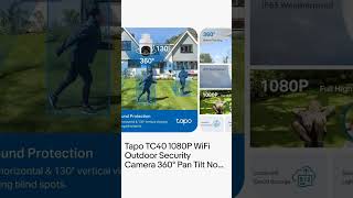 Tapo TC40 1080P WiFi Outdoor Security Camera 360° Pan Tilt No Subscription IP65