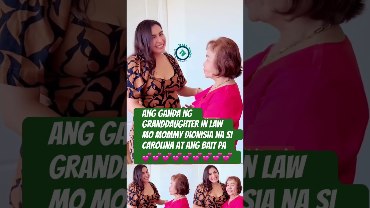 TUWANG TUWA ANG ASAWA NI JIMUEL PACQUIAO NA SI CAROLINA NG MAKITA SI MOMMY DIONISIA PACQUIAO