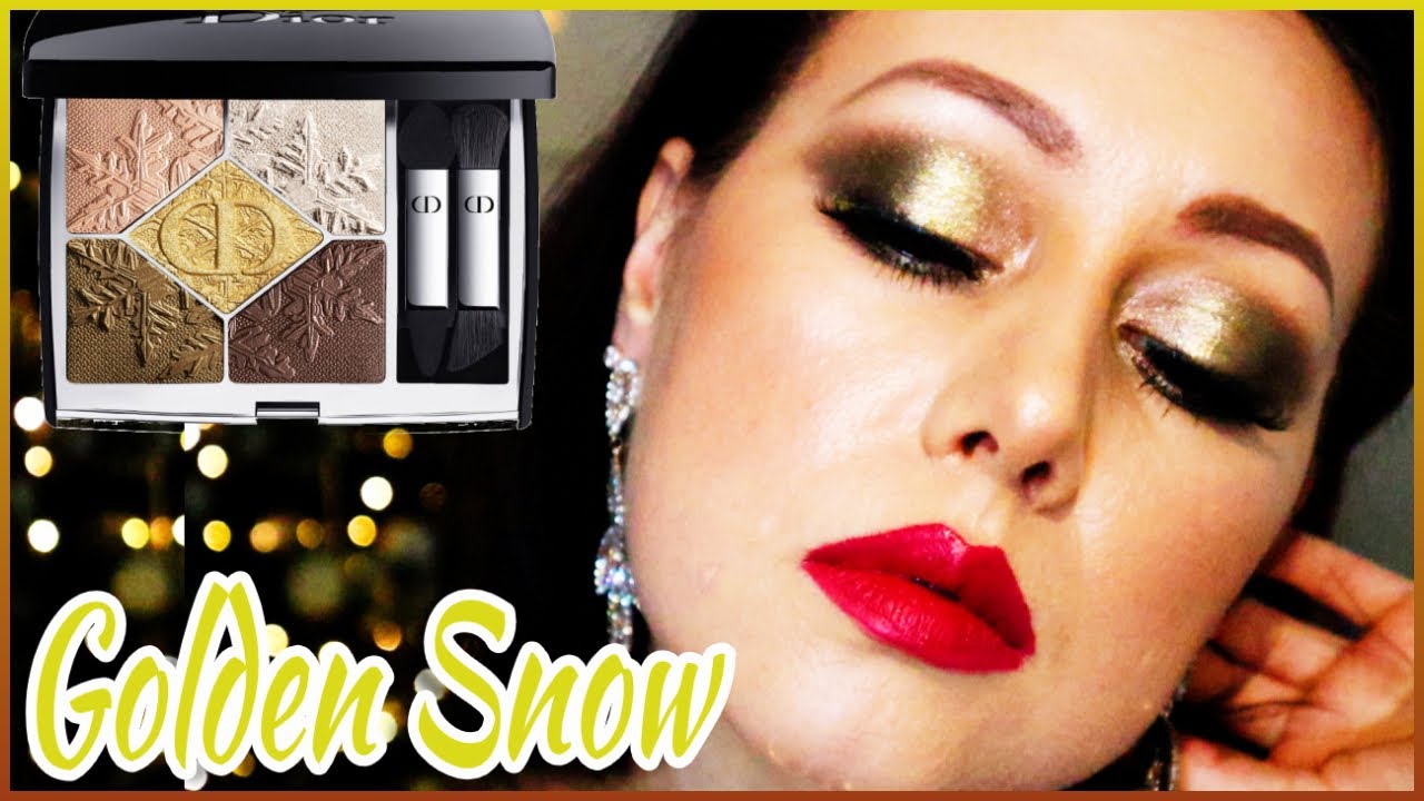 ❤️Обзор и розыгрыш ❤️Рождественской палетки Dior Golden Snow❄