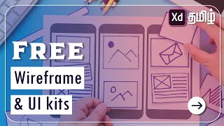 Free wireframe kit for adobe xd in tamil | websites for free UI kits