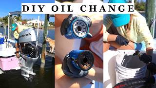 How To Change Engine Oil With Your Boat In The Water