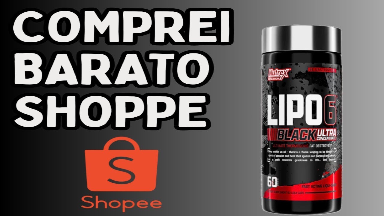 Novo Lipo 6 Black UC 60 Caps Importado e Original Paguei barato demais Ser que presta Olha