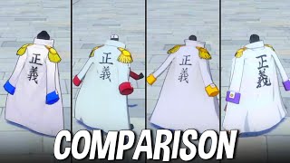 ALL ADMIRAL COMPLETE MOVESET | One Piece Fighting Path