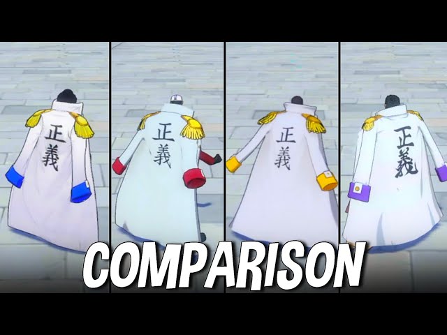 ALL ADMIRAL COMPLETE MOVESET  One Piece Fighting Path 