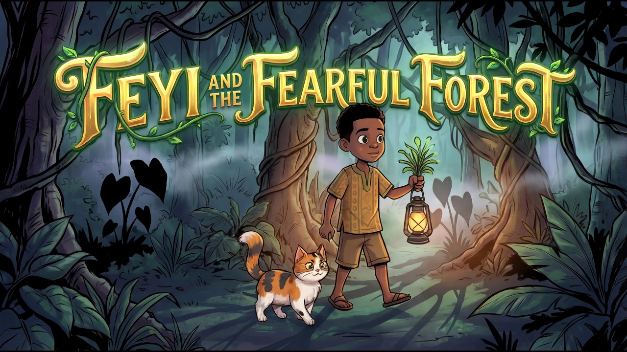 Feyi and the Fearful Forest 🌲 | Bedtime Story About Courage for Kids
