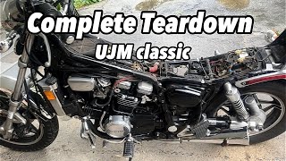 How to Remove and Clean BOTH Gas Tanks on 1982 Honda Magna VT750C