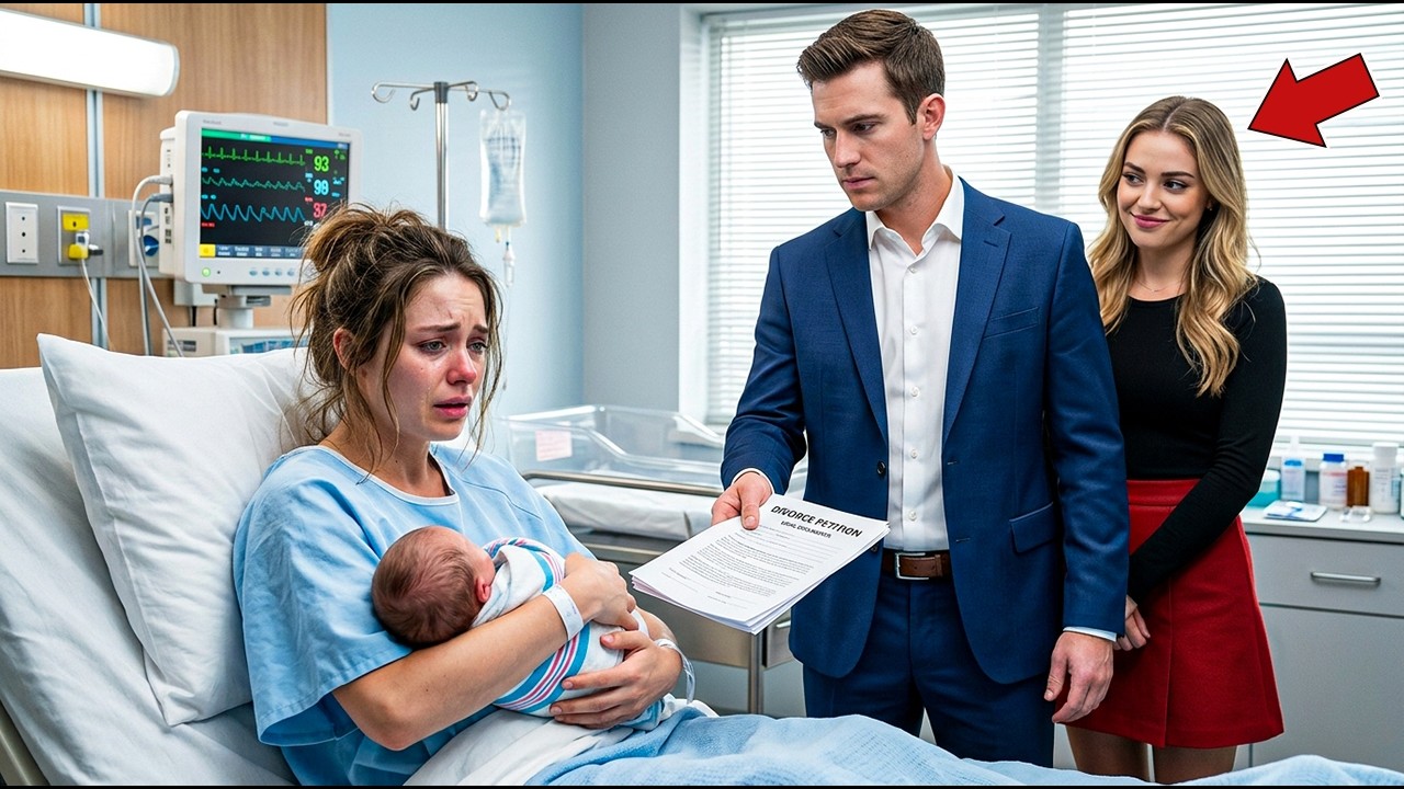 Elle venait d’accoucher… son mari millionnaire demande le divorce — sa réaction choque tous