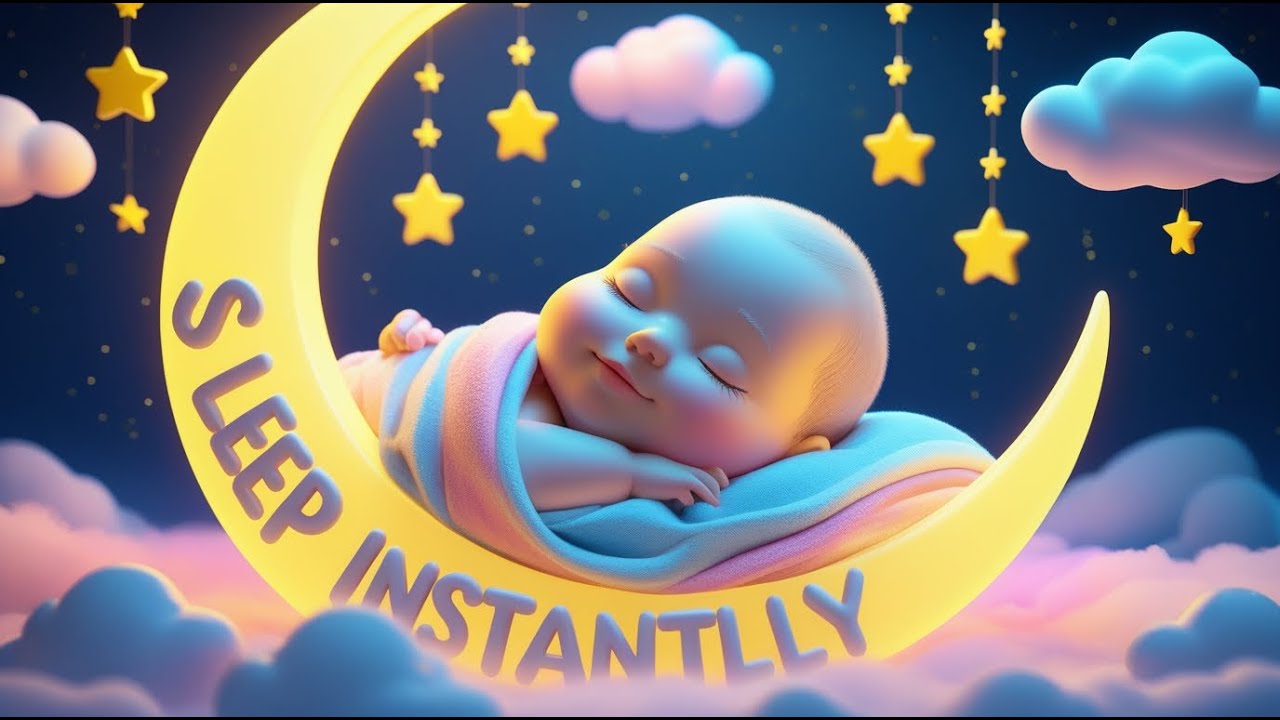 Many Babies Fall Asleep Within Minutes 🌙 Mozart & Brahms Lullabies for Deep Baby Sleep 