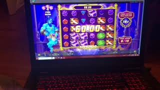 Awesome Win on Genies Arabian Riches at Yukon Gold Casino  May 10 2024 screenshot 5