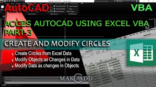 Access Autocad using VBA in Excel Part-3