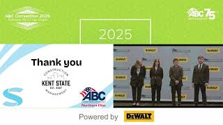 ABC's Construction Management Competition 2025: Kent State University
