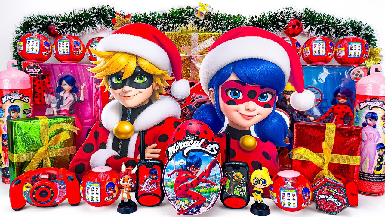 Miraculous Ladybug Toys Collection ASMR Unboxing Review | Mystery Cat Noir & Ladybug Figure