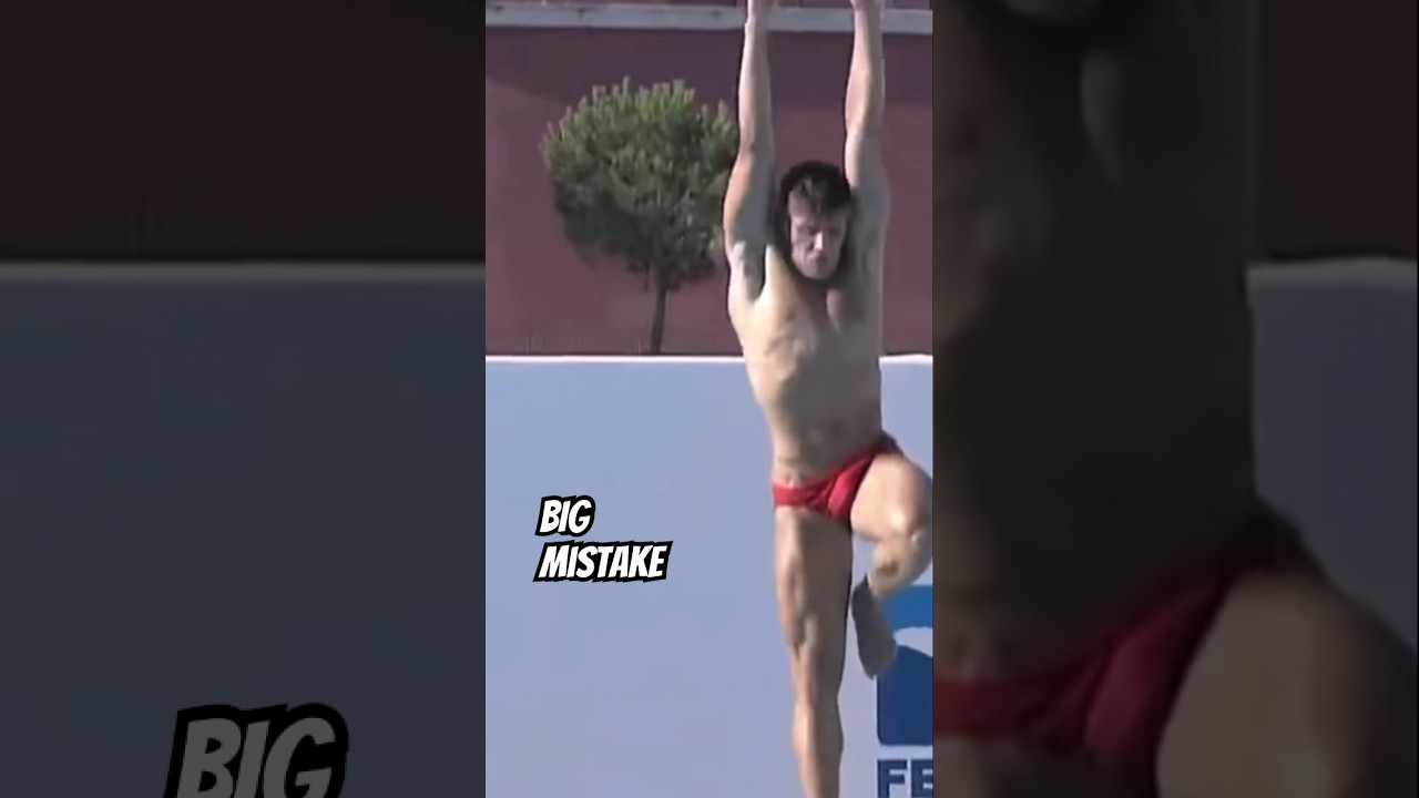 BIG MISTAKE STEFANO BELOTTI Italian diver British Diving Championship 
