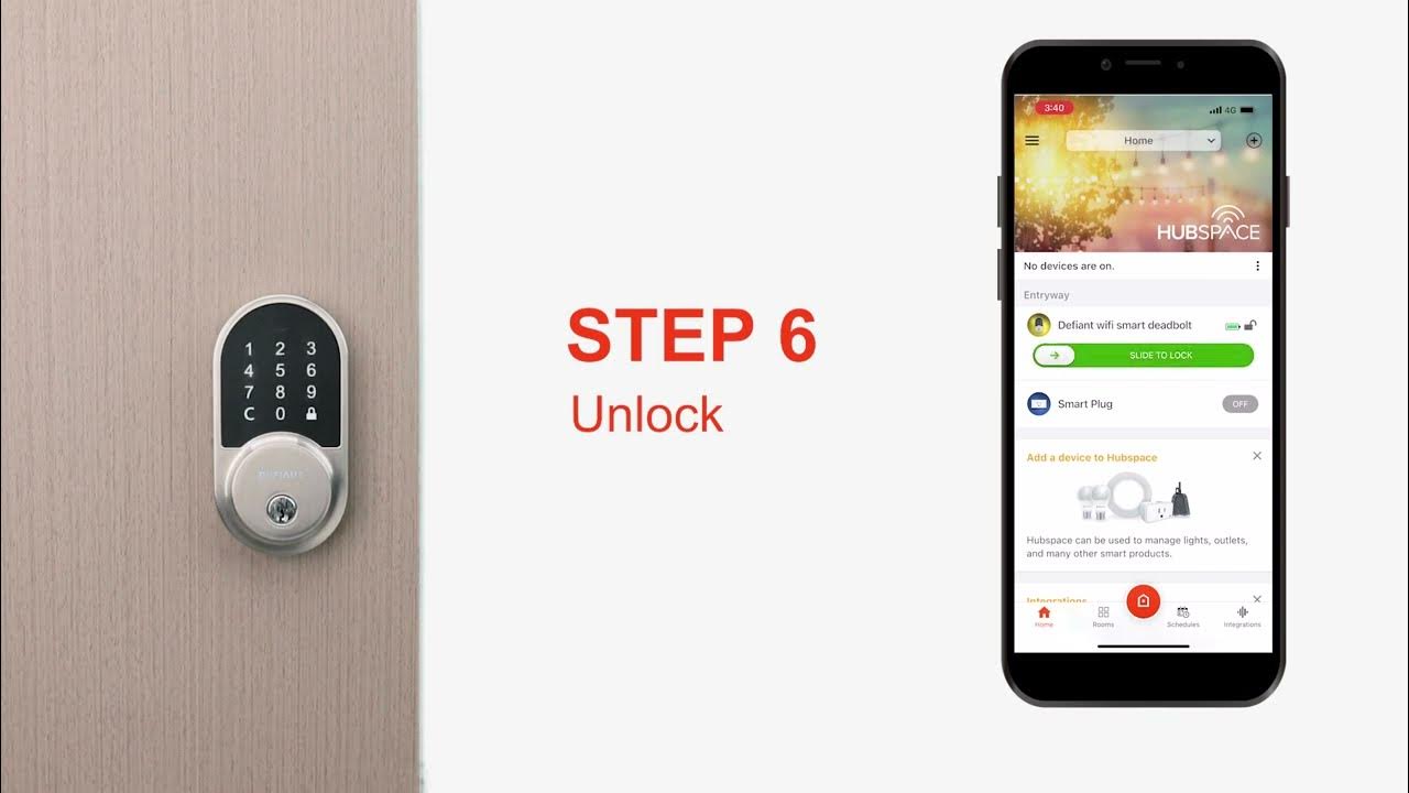 Defiant Smart Wi-Fi Deadbolt Installation and Settings - YouTube