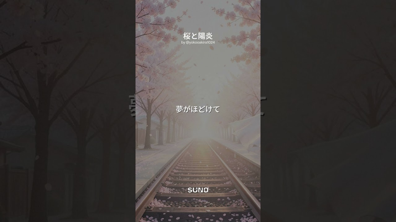 桜と陽炎