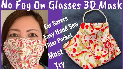 (#138) How To Make Face Mask With Filter Pocket- No Fog On Glasses-The Twins Day Face Mask Tutorial