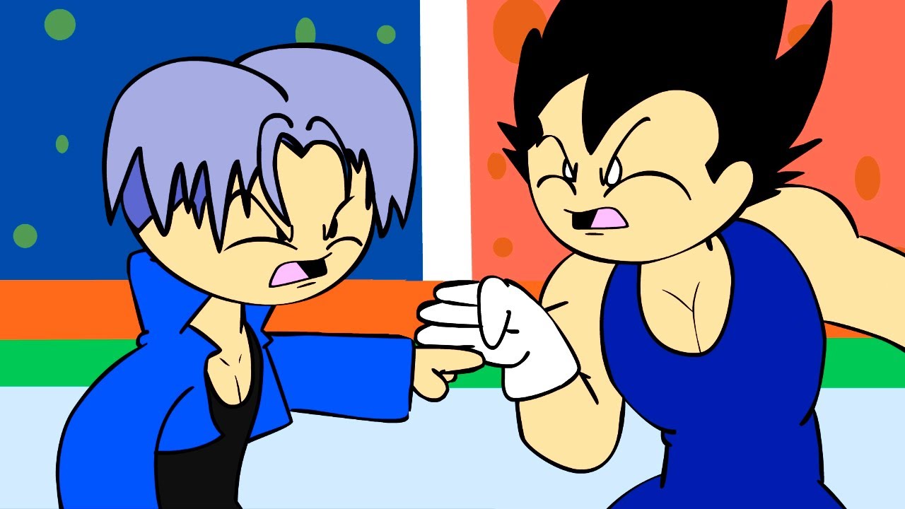 Vegeta vs Trunks RAP BATTLE! 