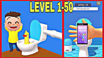 Toilet Games 3D - Level 1-50 - Gameplay(Android)
