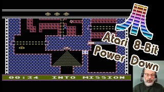 Famous Atari 8-Bit Game Play, Power Down Wealth