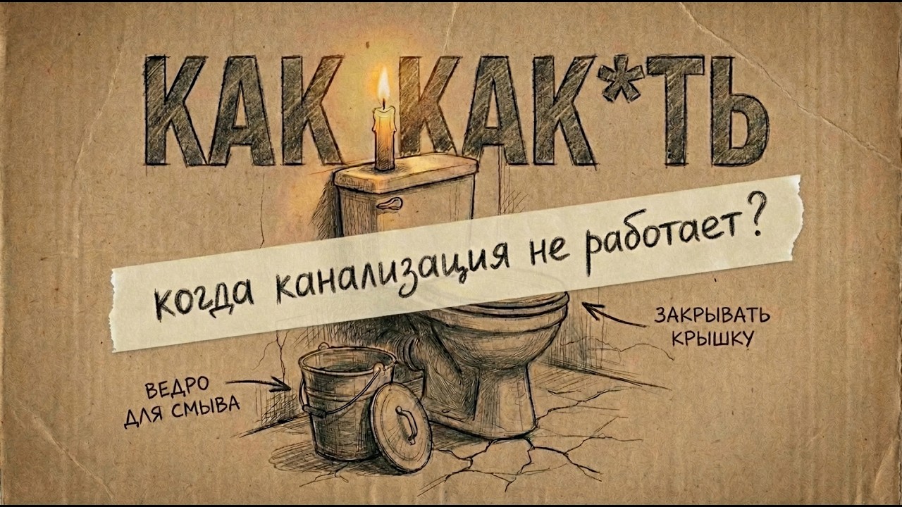 Туалет в блэкауте: что делать, если канализация не работает