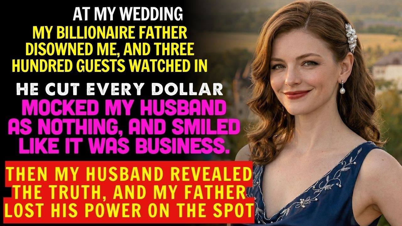 My Billionaire Dad Disowned Me at My Wedding, Then My Husband Exposed the Truth