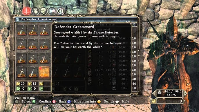 Dark Souls 2 All Boss Weapons Showcase and Descriptions Part 1