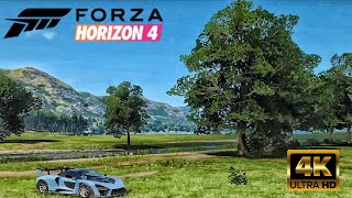 [4K] FORZA HORIZON 4 DEMO - INTRO AND FRIST RACE  ||  FREE FOR ALL MICROSOFT USER ||