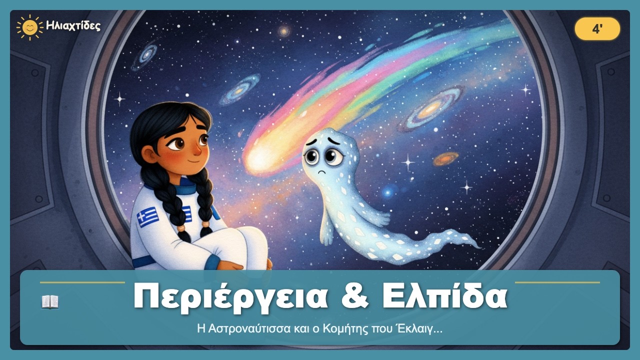 Παραμύθι για Ύπνο: Η Αστροναύτισσα και ο Κομήτης ⭐ | Ηλιαχτίδες