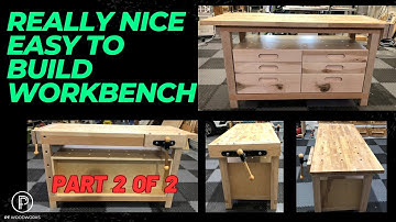 Really Nice Easy To Build Woodworking Workbench Part 2