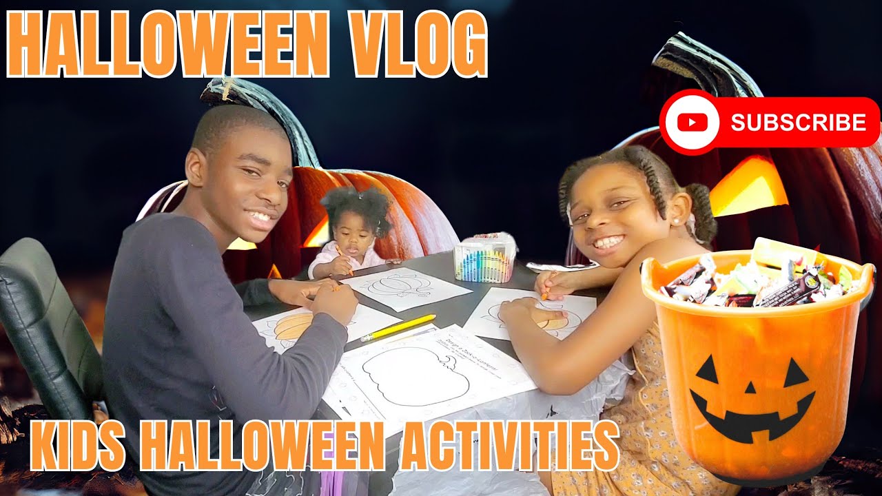 KIDS HALLOWEEN ACTIVITIES WITH THE DMV FAMILY YouTube