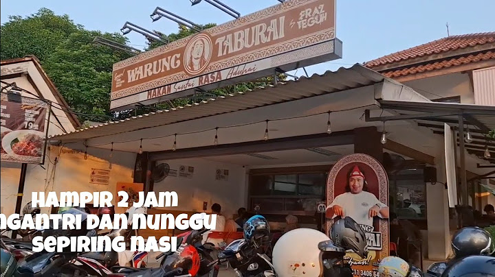PRAS TEGUH'S TABURAI STALL IS VERY VIRAL. QUEUE FOR ALMOST 2 HOURS