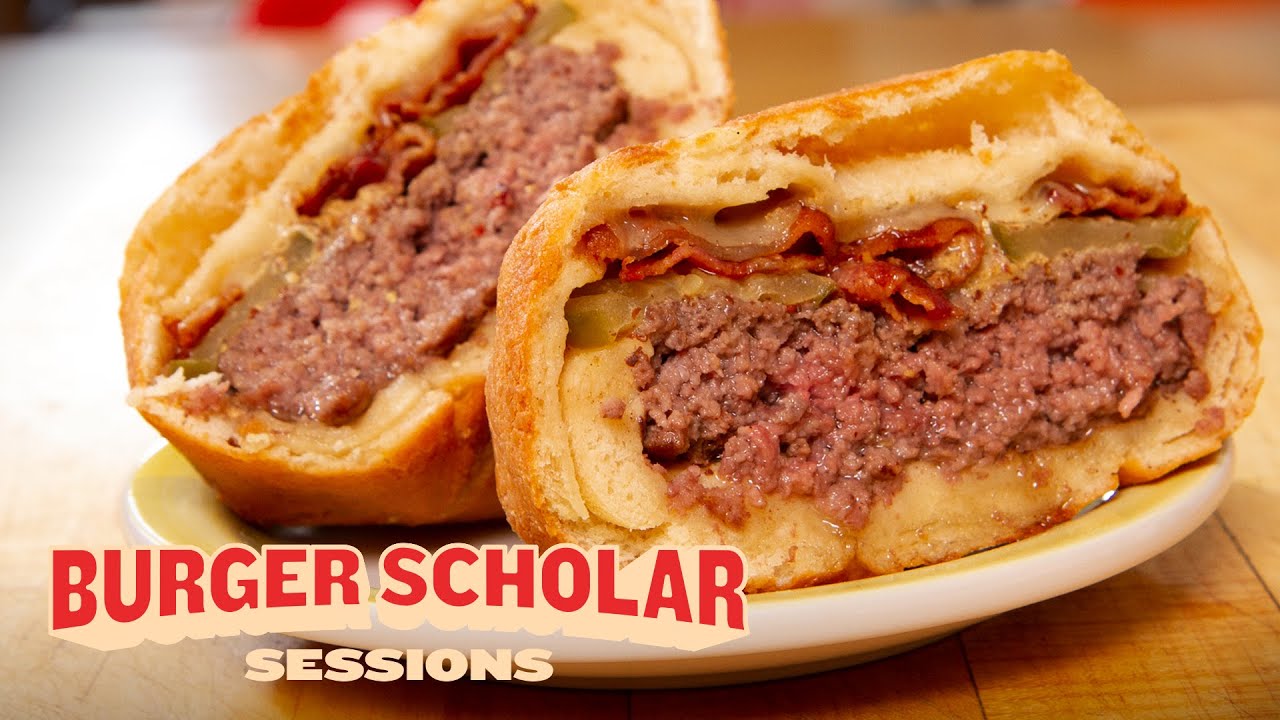 How to Cook a Deep-Fried Bacon Burger with George Motz | Burger Scholar Sessions | First We Feast